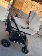 Stokke Trailz kinderwagen beige/grijs, Gebruikt, Verstelbare duwstang, Ophalen, Kinderwagen