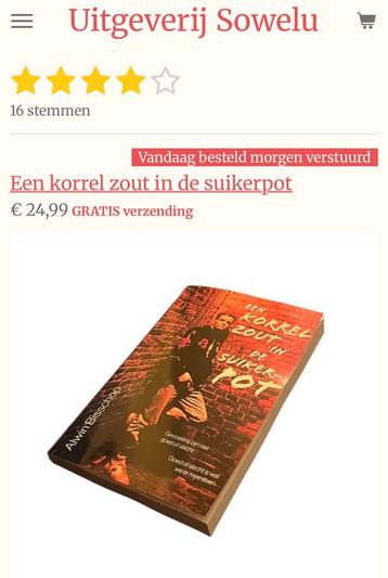 Een korrel zout in de suikerpot - Autobiografie zonder Ik beschikbaar voor biedingen