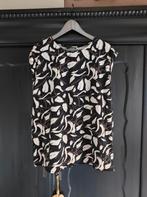 Norah top maat 44 /46 zwart met crème, Ophalen of Verzenden, Zo goed als nieuw, Maat 42/44 (L), Zwart