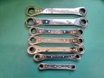 Stahlwille Ratelringsleutels Serie 25 - Set, Auto diversen, Autogereedschap, Ophalen of Verzenden, Gebruikt