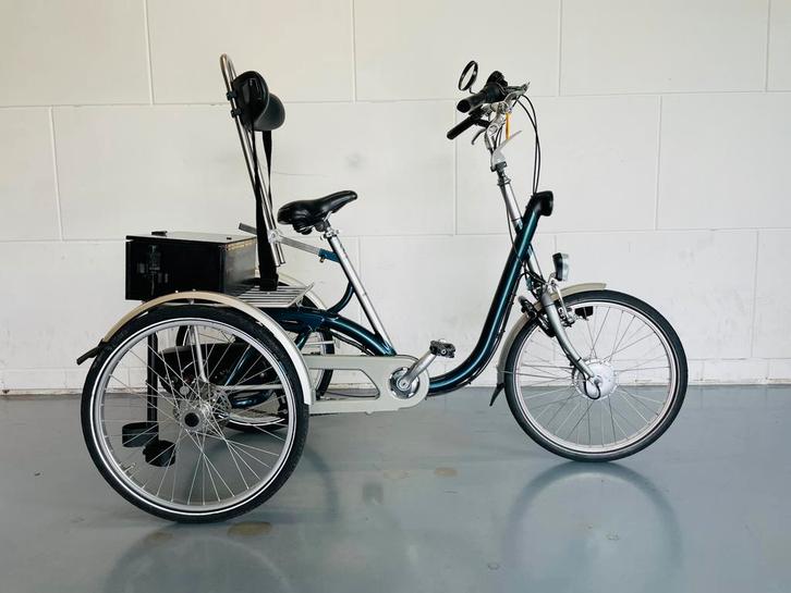 Elektrische Van Raam Maxi met lage instap en 8 versnellingen, Fietsen en Brommers, Fietsen | Driewielfietsen, Gebruikt, Ophalen of Verzenden