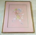 Schilderij gemengde techniek Charlo Hasen gesign uit 1985, Antiek en Kunst, Verzenden