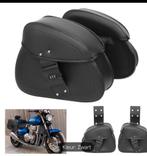 Zadeltassen leder, side bags, zijtassen voor motor, ebike, Motoren, Accessoires | Koffers en Tassen, Ophalen of Verzenden, Nieuw
