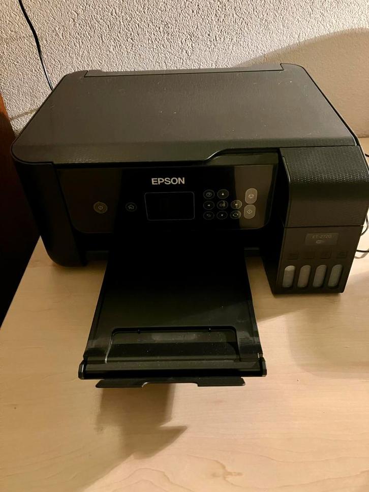 Printer Epson EcoTank ET-2720, Computers en Software, Printers, Zo goed als nieuw, Printer, Inkjetprinter, Faxen, Kleur printen