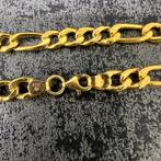 21k gouden ketting figaro schakel nieuw, Sieraden, Tassen en Uiterlijk, Kettingen, Ophalen of Verzenden, Nieuw, Goud