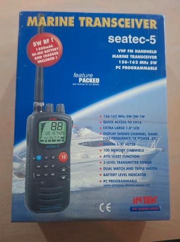 Seatec-5 Marine Transceiver VHF Radio - Nieuw in doos! beschikbaar voor biedingen