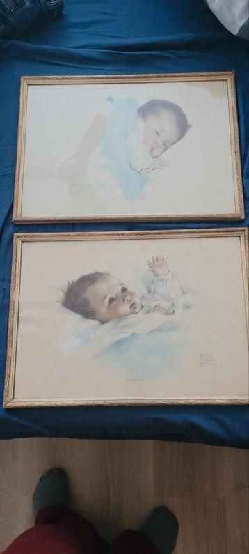 Vintage Bessie Pease Gutmann Prenten beschikbaar voor biedingen