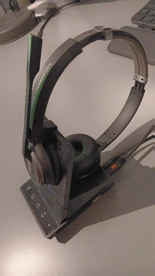 Sennheiser epos draadloze headset, Computers en Software, Headsets, Zo goed als nieuw, On-ear, Gaming headset, Inklapbare microfoon