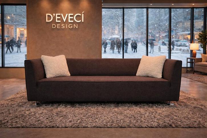 Gelderland 4800 3-zitsbank ploegwool Bruin  2x stoelen, Huis en Inrichting, Fauteuils, Zo goed als nieuw, 75 tot 100 cm, Ophalen of Verzenden