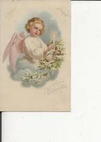 Vrolijke Kerstdagen Engeltje ontsteekt een kaars H Cassiers, Verzenden, Voor 1920, Gelopen, Feest(dag)