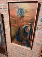 Olieverf op paneel, Antiek en Kunst, Ophalen of Verzenden