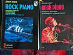 Rock piano deel 1 en 2, Muziek en Instrumenten, Gebruikt, Les of Cursus, Ophalen of Verzenden, Piano