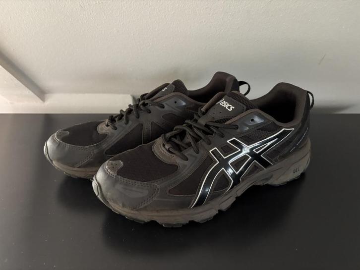 Asics Gel-Venture 6 GS Zwart/Zwart mt 40, Sport en Fitness, Loopsport en Atletiek, Zo goed als nieuw, Overige typen, Overige sporten