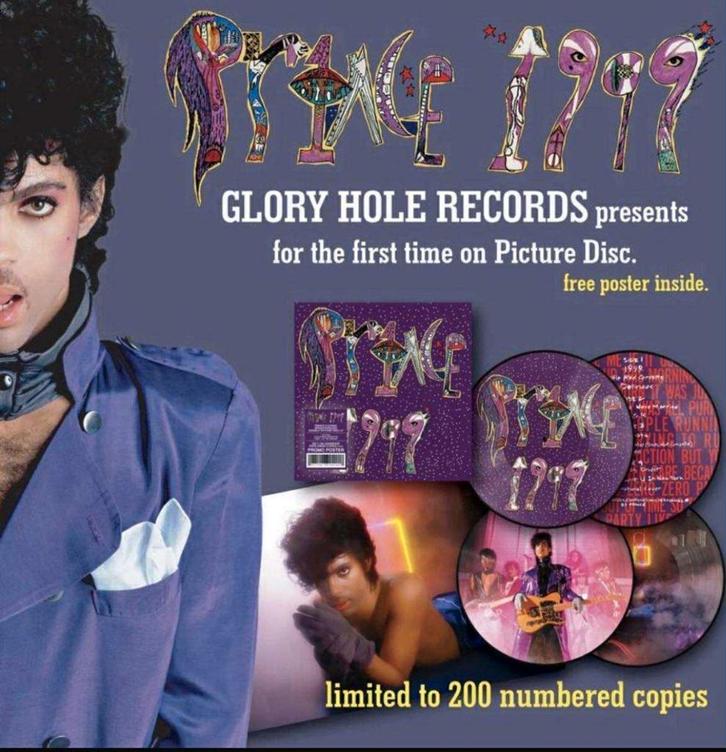 Prince -1999 PICTURE DISC SERIES 2LP (Limited To 200 Copies), Cd's en Dvd's, Cd's | Pop, Nieuw in verpakking, 1980 tot 2000, Verzenden