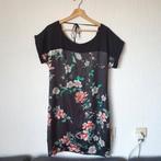 Steps zwarte jurk met bloemenpatroon maat 40, Kleding | Dames, Jurken, Maat 38/40 (M), Zwart, Nieuw, Ophalen of Verzenden