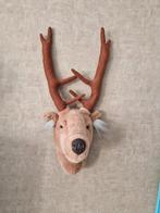 Pluche Hertenhoofd Wanddecoratie, Ophalen of Verzenden, Zo goed als nieuw