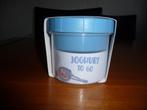 Yoghurt to go beker. In blauw en doorzichtig plastic., Ophalen of Verzenden, Nieuw