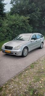 Mercedes-Benz C-Klasse 1.8 C180 Kompr Combi 2004 Grijs, Auto's, Achterwielaandrijving, 74 €/maand, 1796 cc, Origineel Nederlands