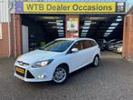 Ford Focus Wagon 1.0 EcoBoost Titanium, Navi, Trekhaak, Airc, Euro 5, Gebruikt, Wit, Origineel Nederlands