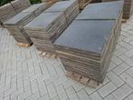 Antraciet Terrastegels 50x50 - 35m², Tuin en Terras, Ophalen, Gebruikt, 10 m² of meer, Beton