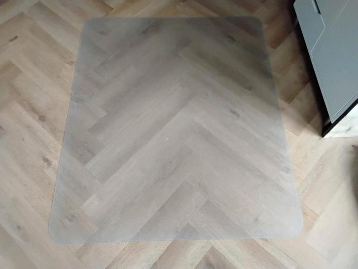 Plastic Vloerbeschermer voor Bureastoel, Huis en Inrichting, Bureaustoelen, Zo goed als nieuw, Bureaustoel, Ophalen