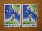 Europa Ruimtevaart 2x NVPH 1476, Postzegels en Munten, Postzegels | Nederland, Ophalen of Verzenden, Na 1940, Gestempeld