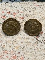 2 koperen kastknopjes, ladeknopjes (190226c), Ophalen of Verzenden, Koper of Messing