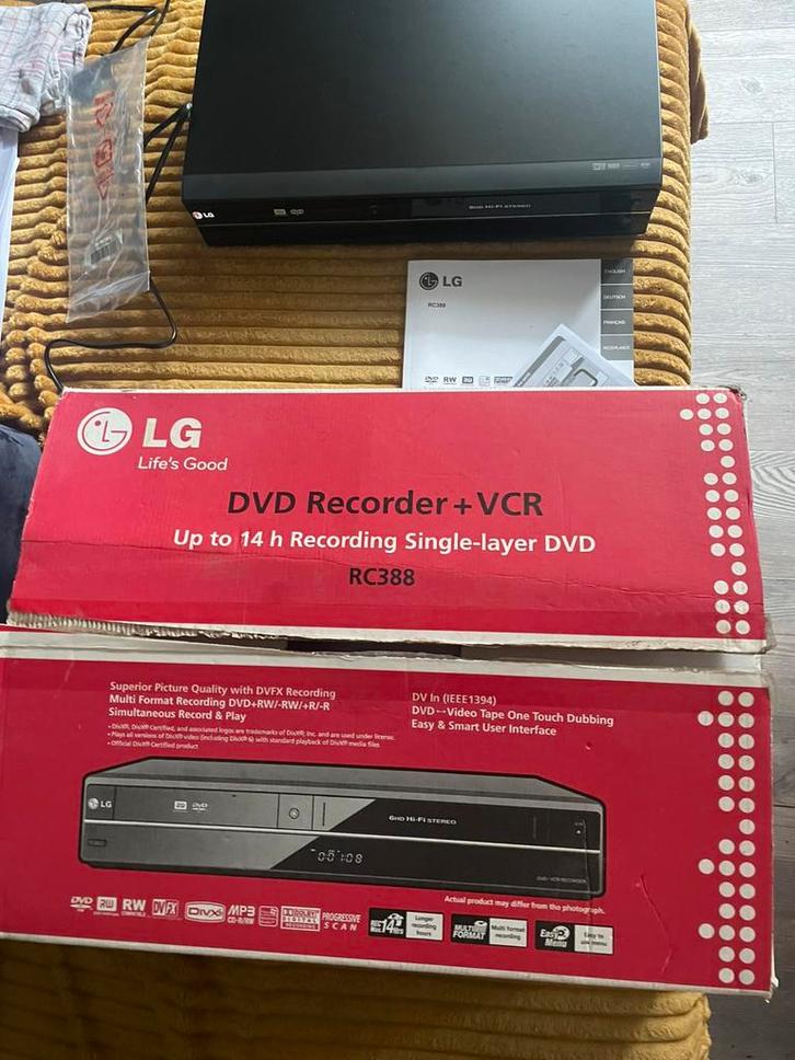 LG Dvd/Video recorder, Audio, Tv en Foto, Videospelers, Nieuw, VHS-speler of -recorder, Ophalen of Verzenden