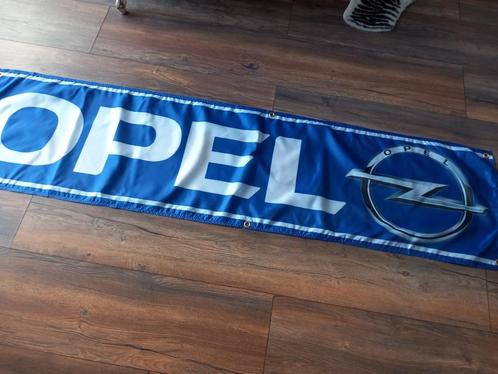 0PEL BANNER 45X 180 MET BEVESTIGGINGS OGEN FRISSE KLEUR, Auto diversen, Wieldoppen, Nieuw, Ophalen of Verzenden