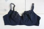 Donkerblauwe BH 90D met kant van After Eden, After Eden, Ophalen of Verzenden, Blauw, BH