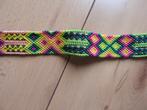 Nieuw! Mooie kleurige Mexicaanse geweven riem., Kleding | Dames, Riemen en Ceinturen, 3 tot 5 cm, Nieuw, Ophalen of Verzenden