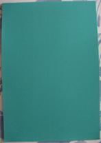 A4 vel knutsel foam groen., Ophalen of Verzenden, Zo goed als nieuw, Materiaal