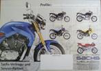 Folder SACHS Motorräder 2001 + Prijslijst, Motoren, Ophalen of Verzenden, Overige merken