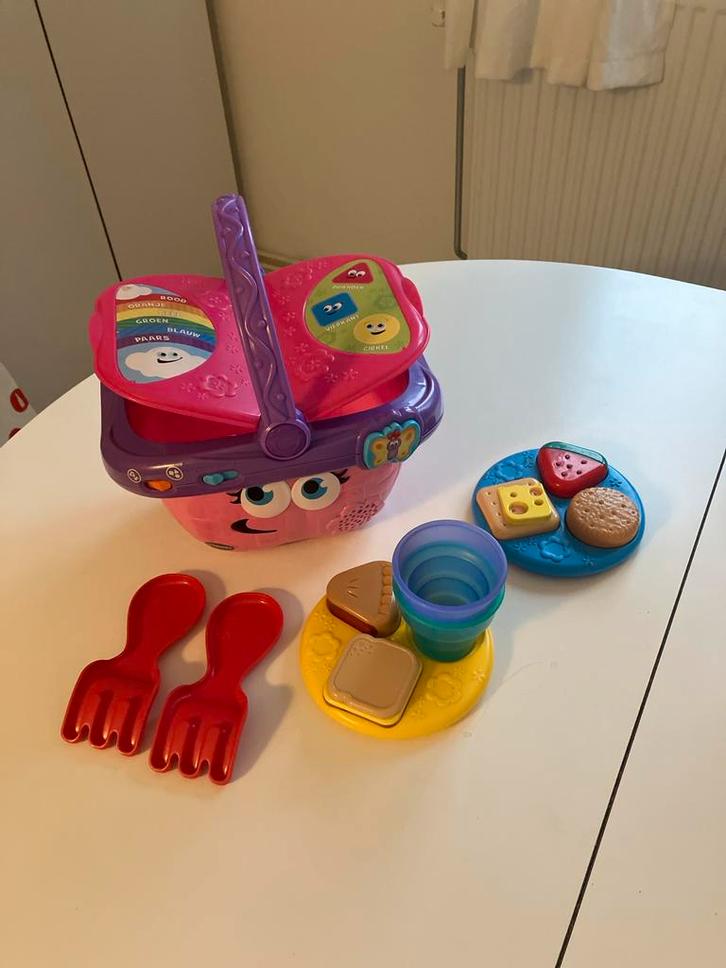Vtech Picknickmand - Interactief Speelgoed, Kinderen en Baby's, Speelgoed | Babyspeelgoed, Gebruikt, Overige typen, Met geluid