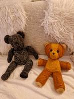 Brocante teddyberen jaren 60 beknuffeld kleine slijtplekken, Verzamelen, Beren en Cherished Teddies, Ophalen of Verzenden, Gebruikt