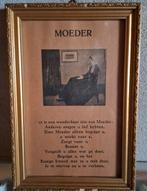 Oud schilderijtje met de titel " Moeder ", Ophalen, Huis en Inrichting