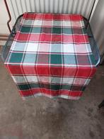 Feestelijk Tafelkleed Rood Groen Wit met Glitter, Ophalen of Verzenden