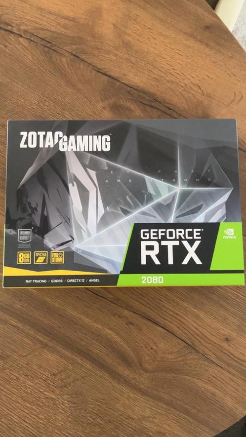 ZOTAC RTX 2080 8GB videokaart, Computers en Software, Videokaarten, Zo goed als nieuw, Nvidia, PCI-Express 3.0, GDDR6, HDMI, DisplayPort