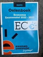 HAVO Economie Oefenboek 2022-2023, Ophalen, Zo goed als nieuw, HAVO, Economie