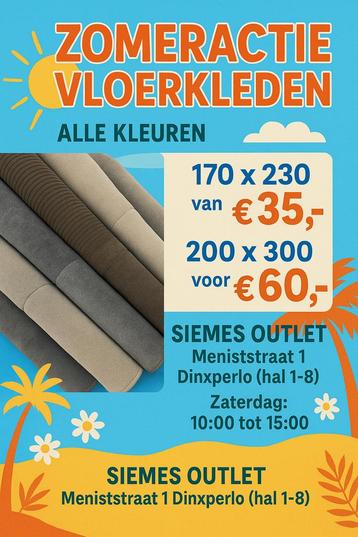 VLOERKLEDEN AANBIEDING NIEUW!!! beschikbaar voor biedingen