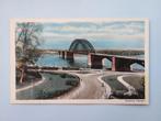 Oude ansichtkaart -  Waalbrug Nijmegen, Verzamelen, Ophalen of Verzenden