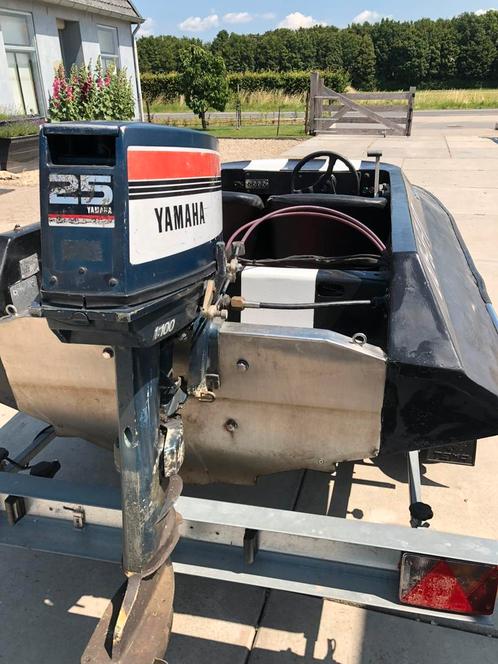 Piranha espada met 25pk Yamaha, speedboot met trailer, Watersport en Boten, Accessoires en Onderhoud, Zo goed als nieuw, Overige typen