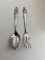 Verzilverd kinderbestek, Antiek en Kunst, Ophalen of Verzenden