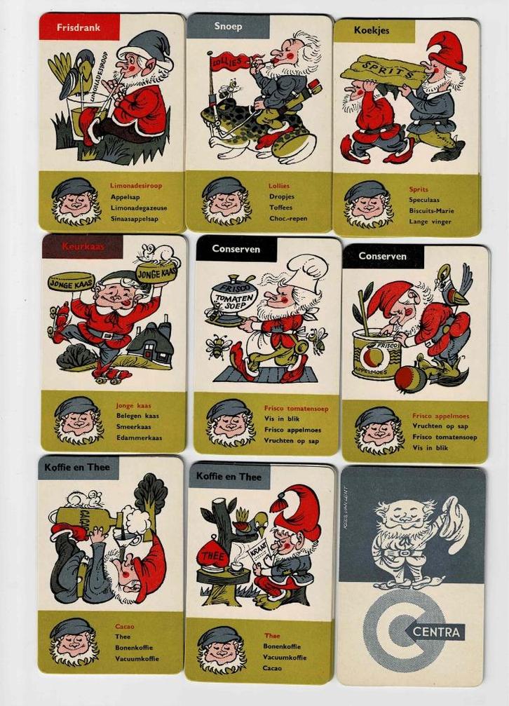 Oud kwartetspel van "CENTRA", Verzamelen, Merken en Reclamevoorwerpen, Zo goed als nieuw, Gebruiksvoorwerp, Verzenden