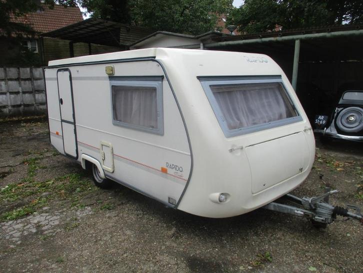 Rapido Club 39 T, Caravans en Kamperen, Caravans, Particulier, tot en met 3, 500 - 750 kg, Standaardzit, Rapido, Gascomfoor, Hefdak