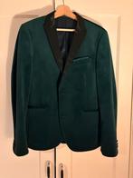 Groene velvet blazer - perfect voor de feestdagen!, Kleding | Heren, Kostuums en Colberts, Devred, Maat 48/50 (M), Ophalen of Verzenden