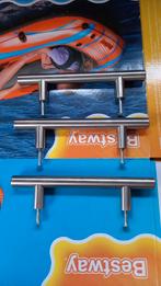 3 RVS Handgrepen voor Kast of Lade, Minder dan 50 cm, Gebruikt, Overige typen, Ophalen of Verzenden