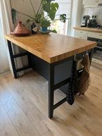 IKEA VADHOLMA Keukeneiland, Huis en Inrichting, Keuken | Keukenelementen, 100 tot 150 cm, 75 cm of meer, Bruin, Ophalen of Verzenden