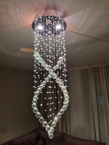 Moderne Kristallen Hanglamp €95,- beschikbaar voor biedingen