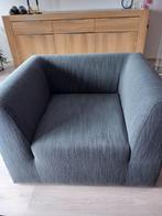 Grijze fauteuil - Stijlvol en comfortabel, Ophalen, Gebruikt, Eenpersoons, 75 tot 100 cm